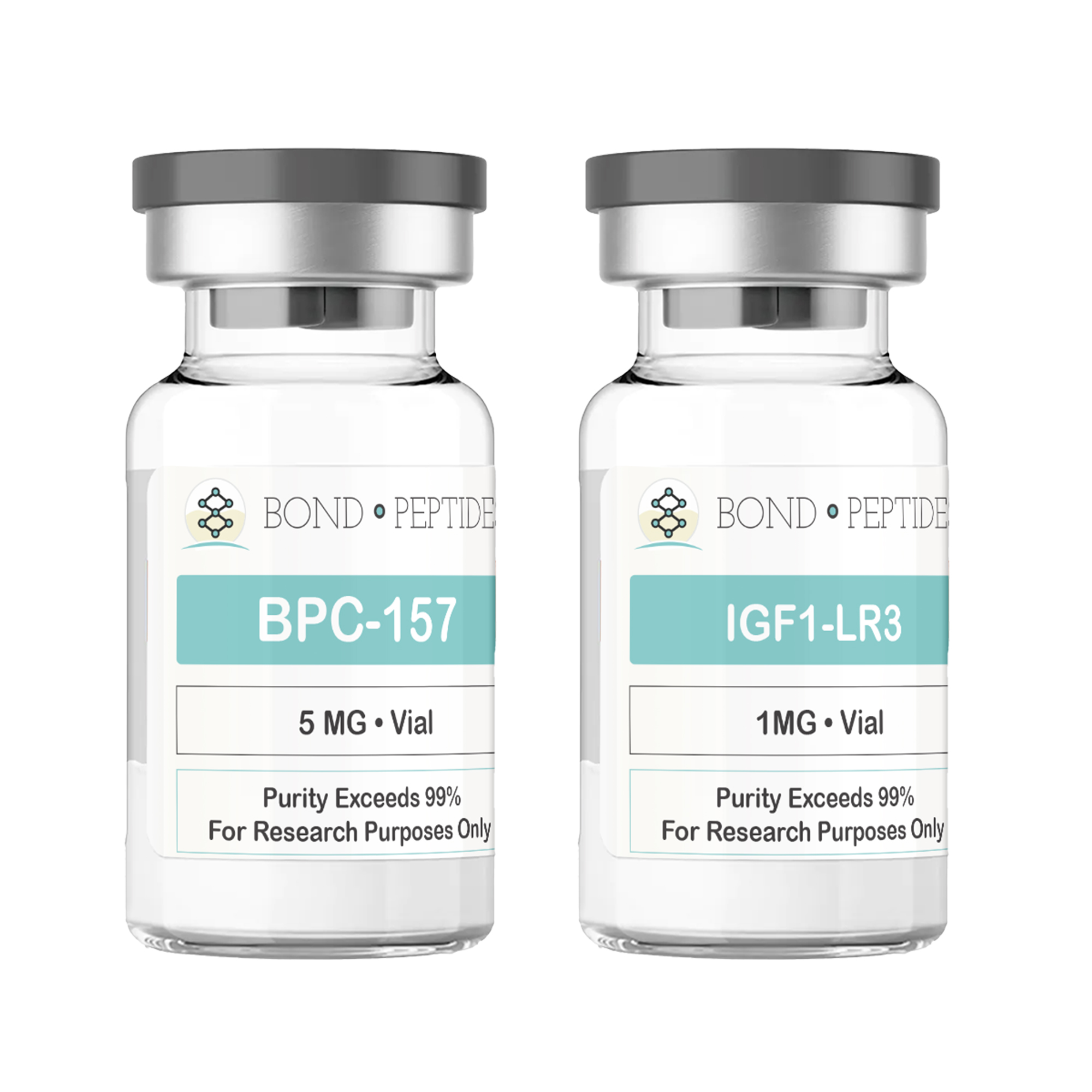 Bond Peptides IGF1-LR3 Vial 1 mg + BPC-157 Vial 5 mg
